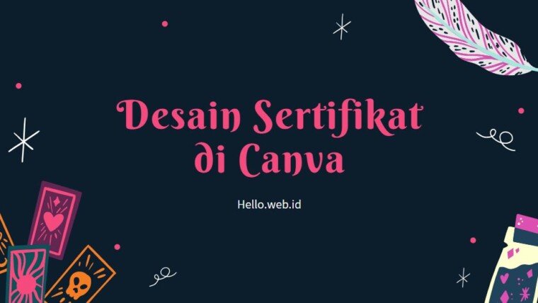 Desain Sertifikat Di Canva