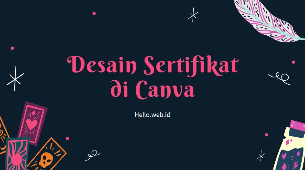 Desain Sertifikat Di Canva